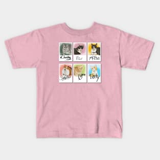 Watercolor Cats (recolored) Kids T-Shirt